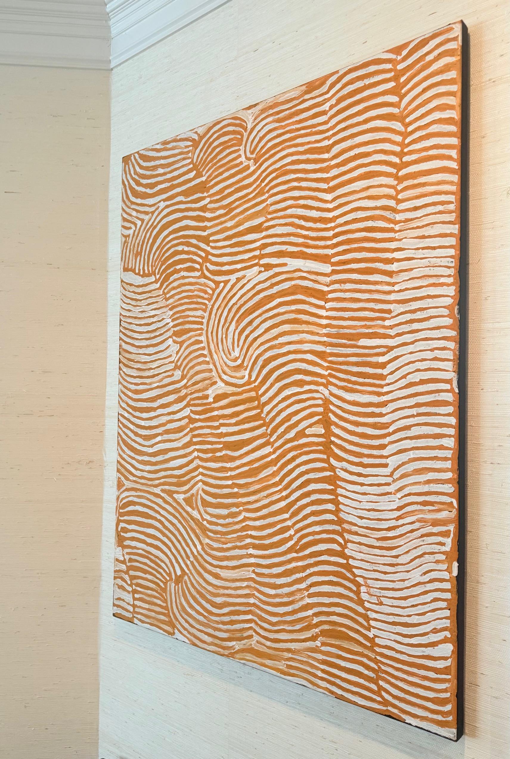 Australien Peinture aborigène australienne de Makinti Napanangka pour Papunya Tula en vente