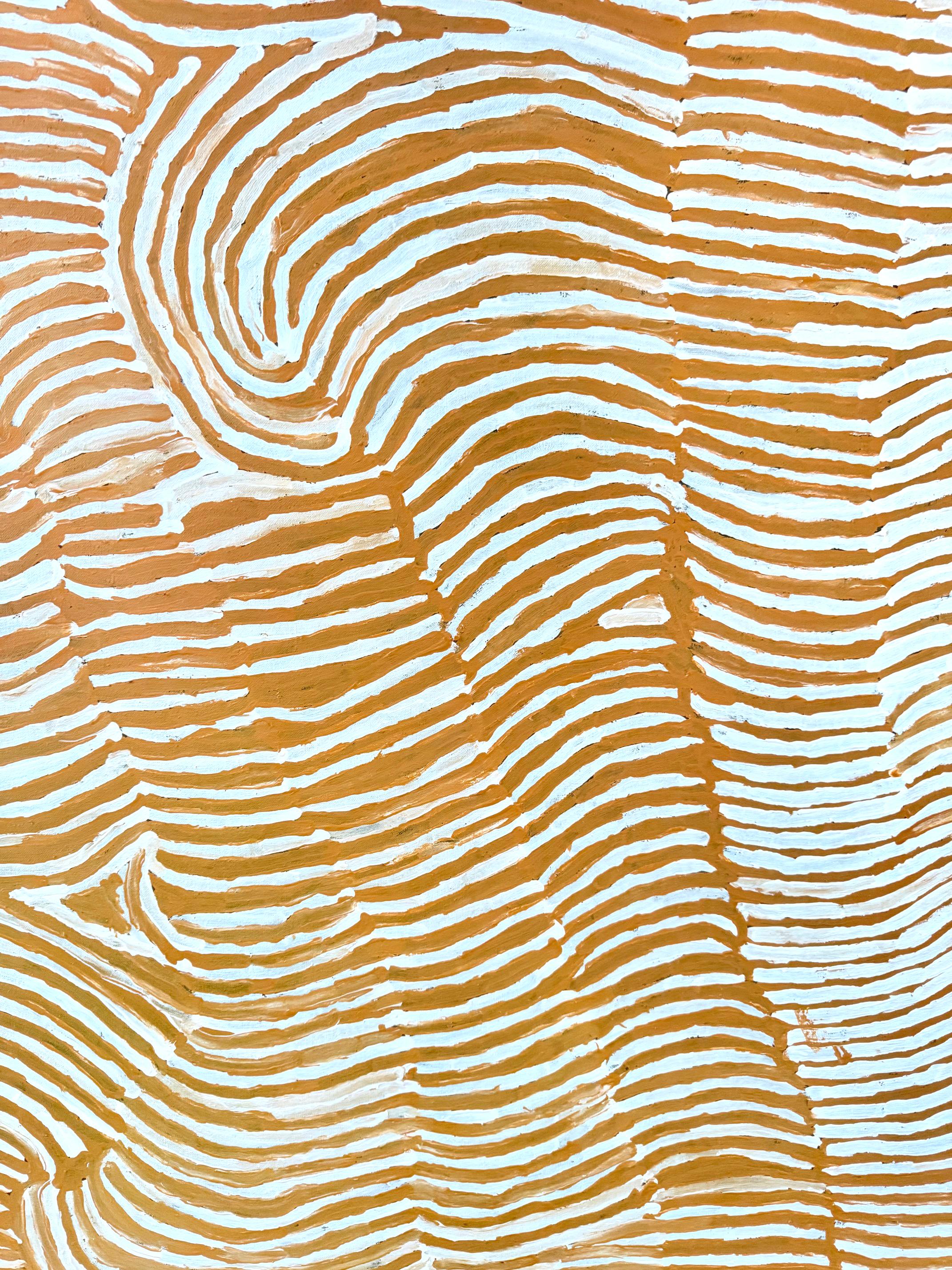 Peinture aborigène australienne de Makinti Napanangka pour Papunya Tula Bon état - En vente à Atlanta, GA