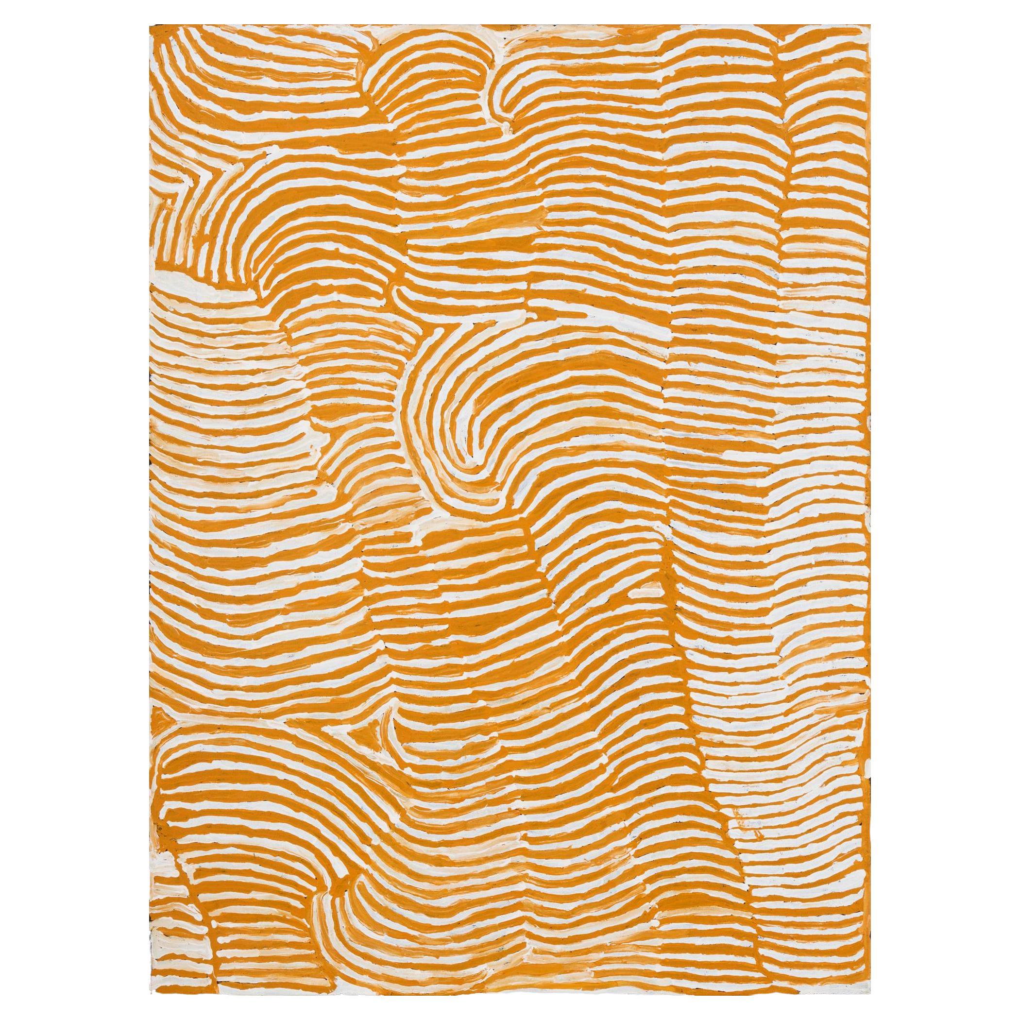 Australische Aborigine-Malerei von Makinti Napanangka für Papunya Tula