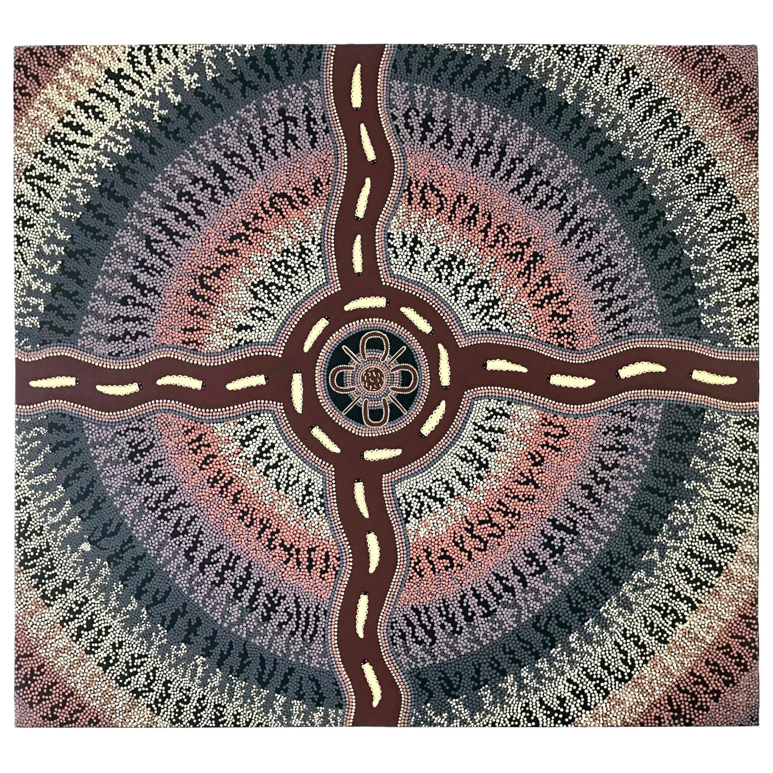 Australian Aboriginal Painting by Sam Dickensen