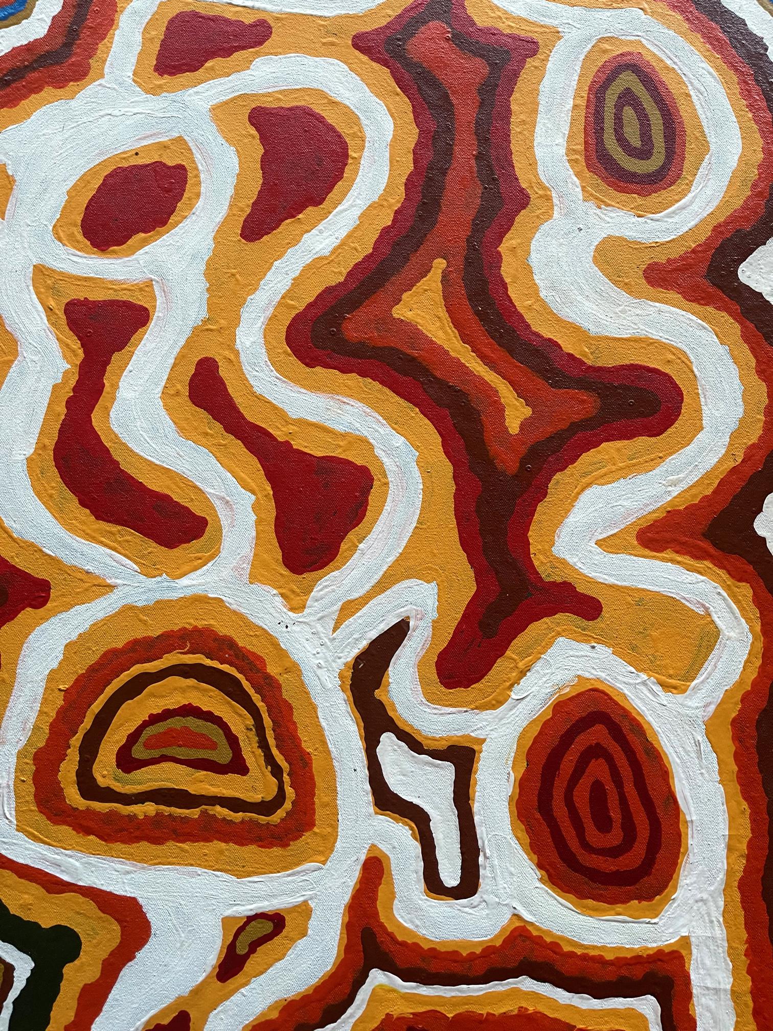 Australien Peinture aborigène australienne « Piari » de NIngie Nangala en vente