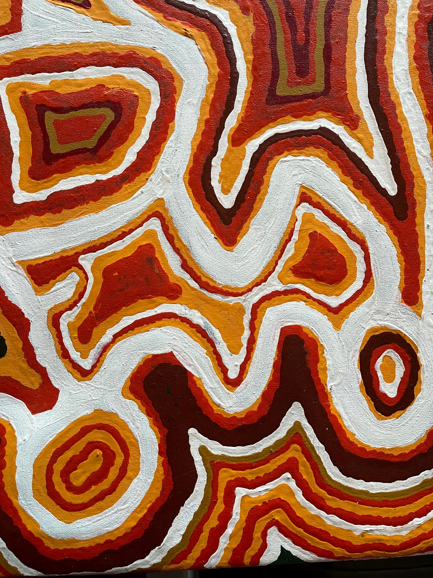 Peinture aborigène australienne « Piari » de NIngie Nangala Bon état - En vente à Atlanta, GA