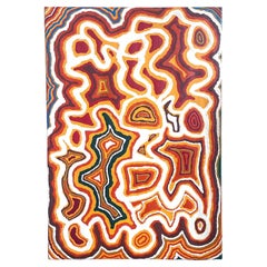Pittura aborigena australiana "Piari" di Ningie Nangala