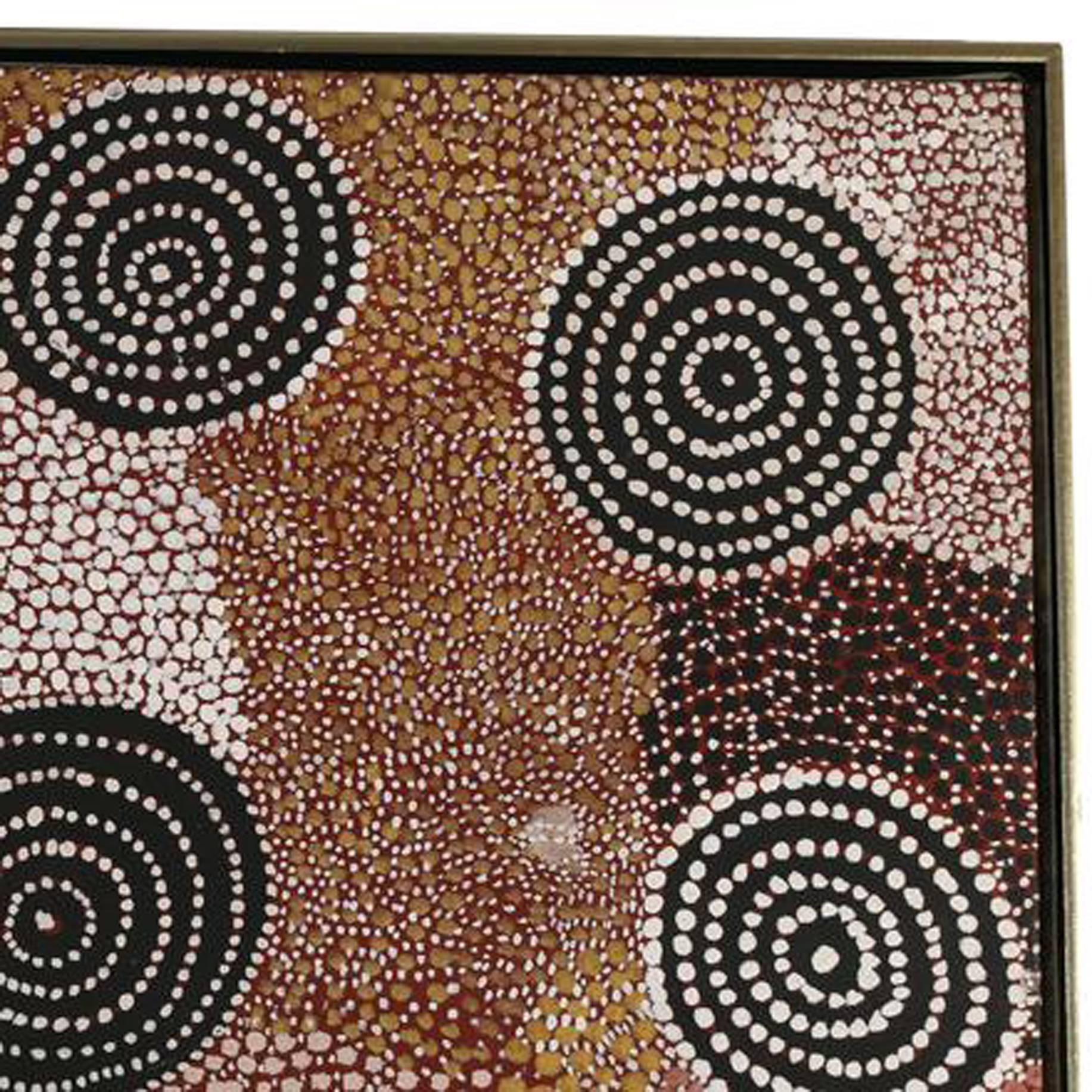 Australian Aboriginal Painting, Johnny Warangula Tjupurrula, Kampara Landscape 5