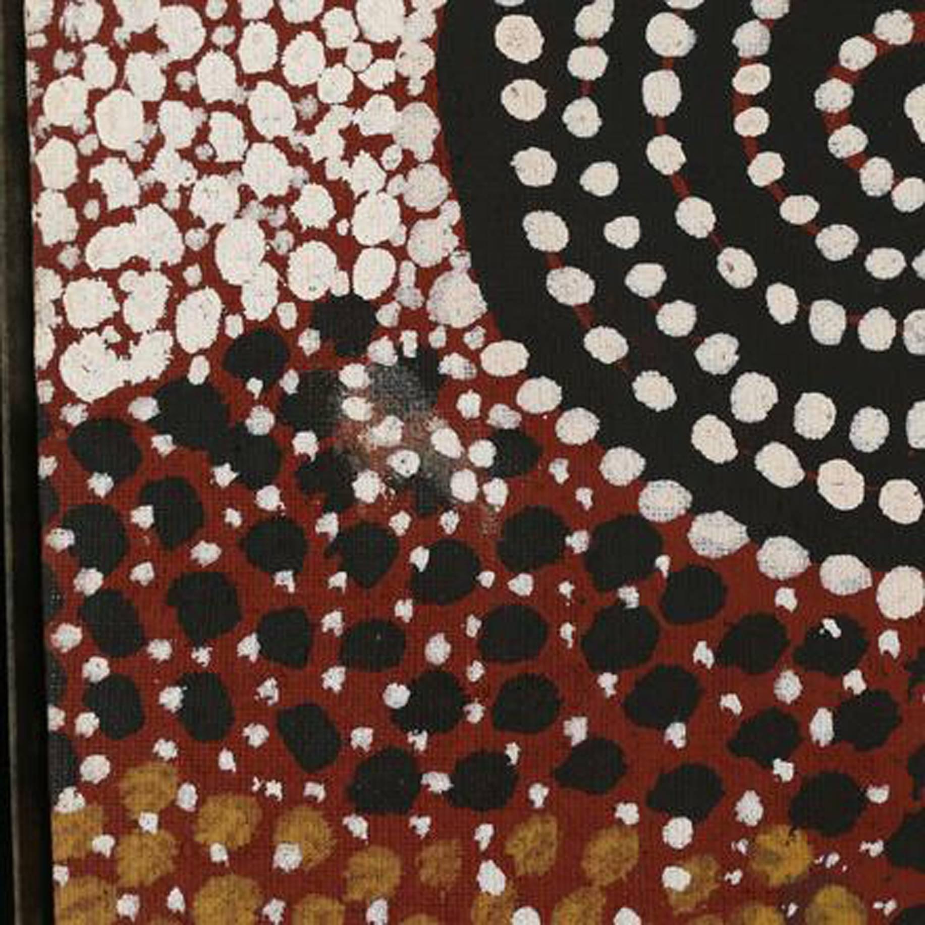 Australian Aboriginal Painting, Johnny Warangula Tjupurrula, Kampara Landscape 9