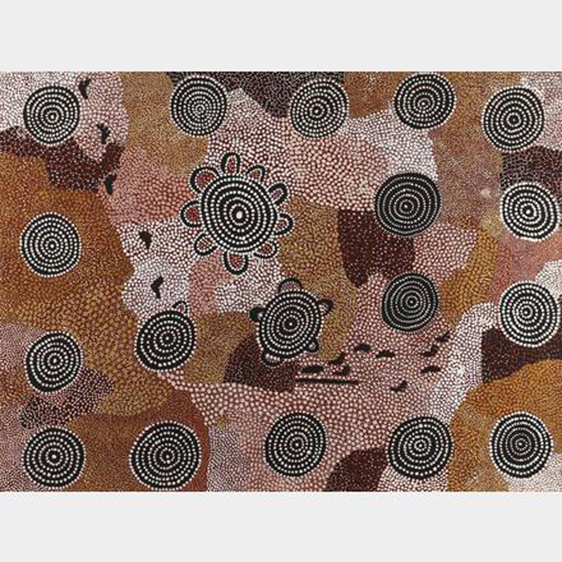 Australian Aboriginal Painting, Johnny Warangula Tjupurrula, Kampara Landscape 4