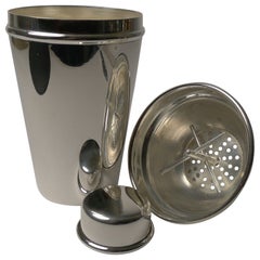 Vintage Australian Art Deco Silver Plated Cocktail Shaker c.1940