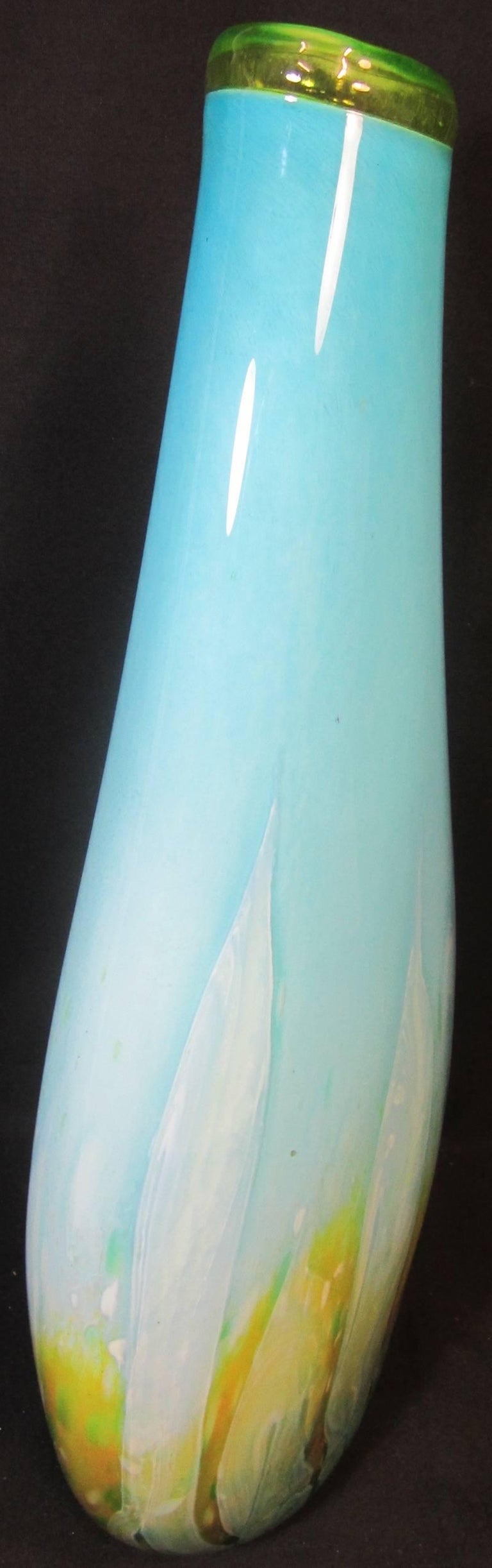 Australian Art Glass Vase at 1stDibs