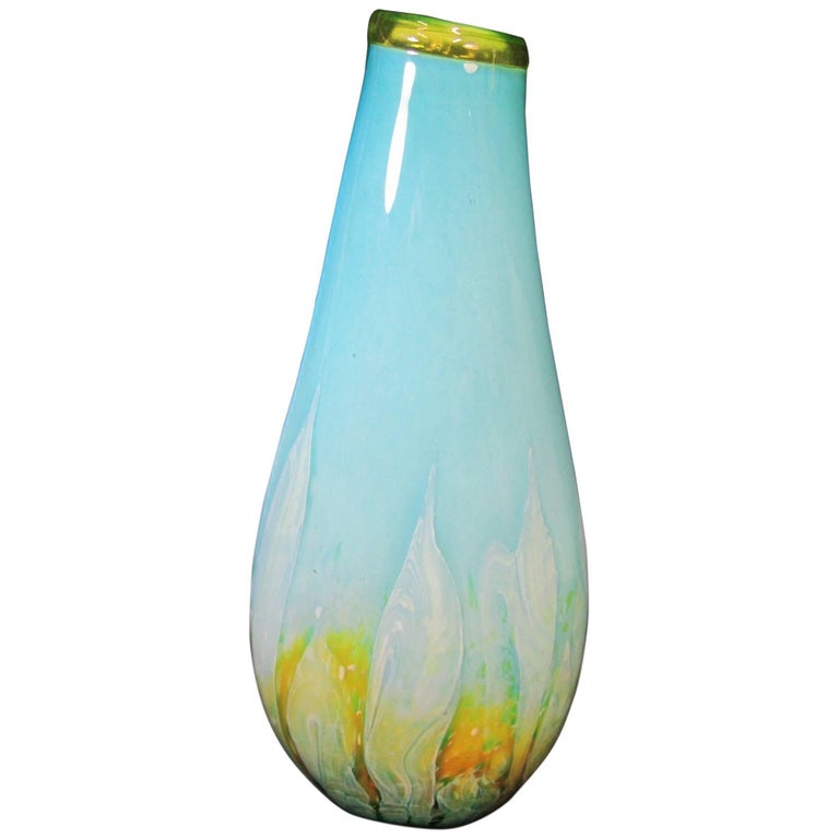 Australian Art Glass Vase at 1stDibs