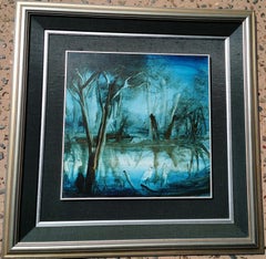Australian Artist Pro Hart, Outback Lagoon