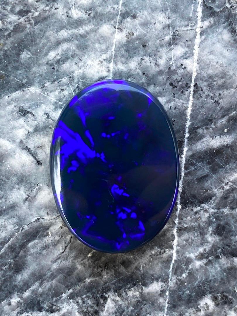 black purple opal