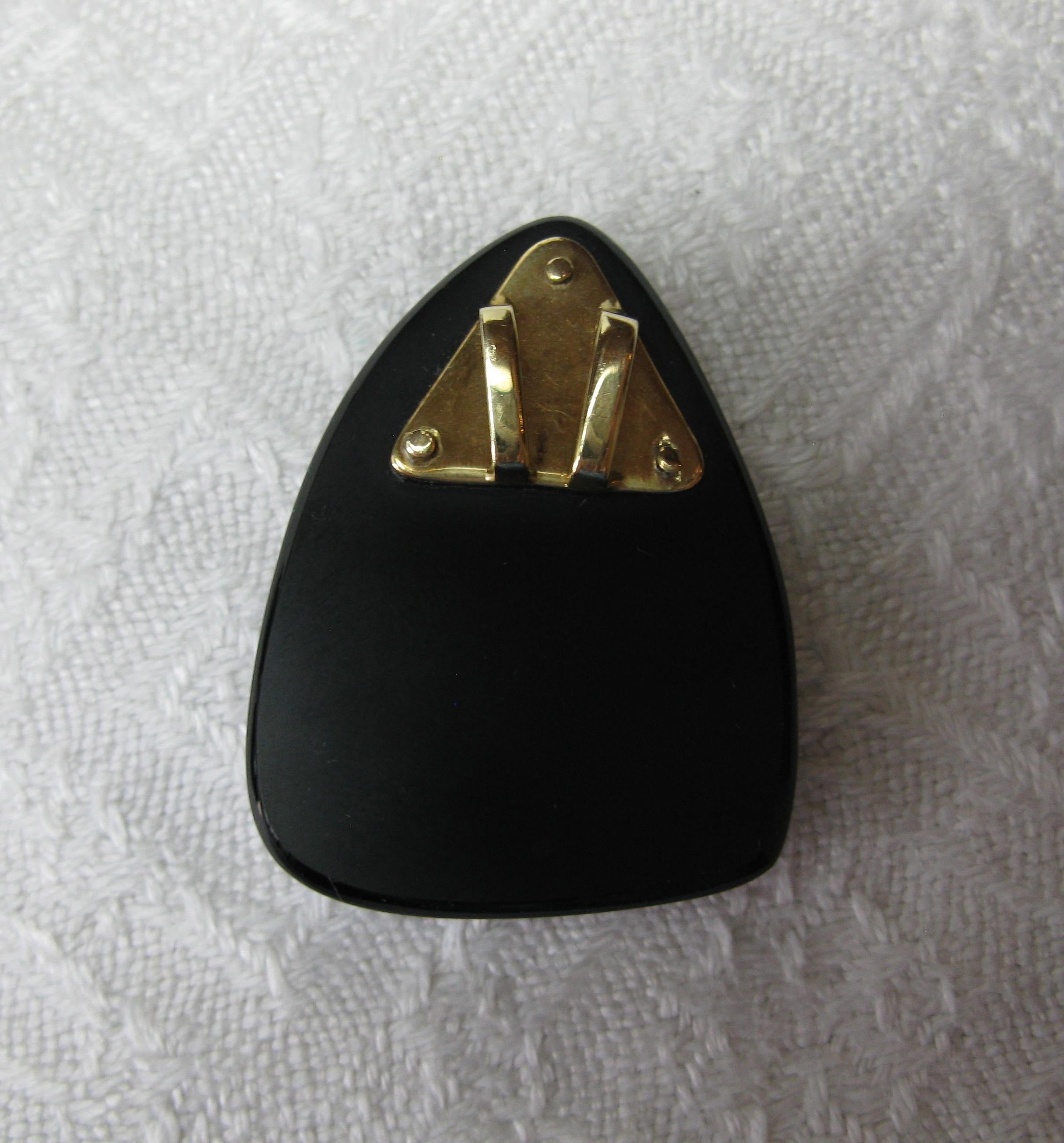 Australian Black Opal Onyx Earrings Pendant Made for Jessye Norman Opera Legend 2