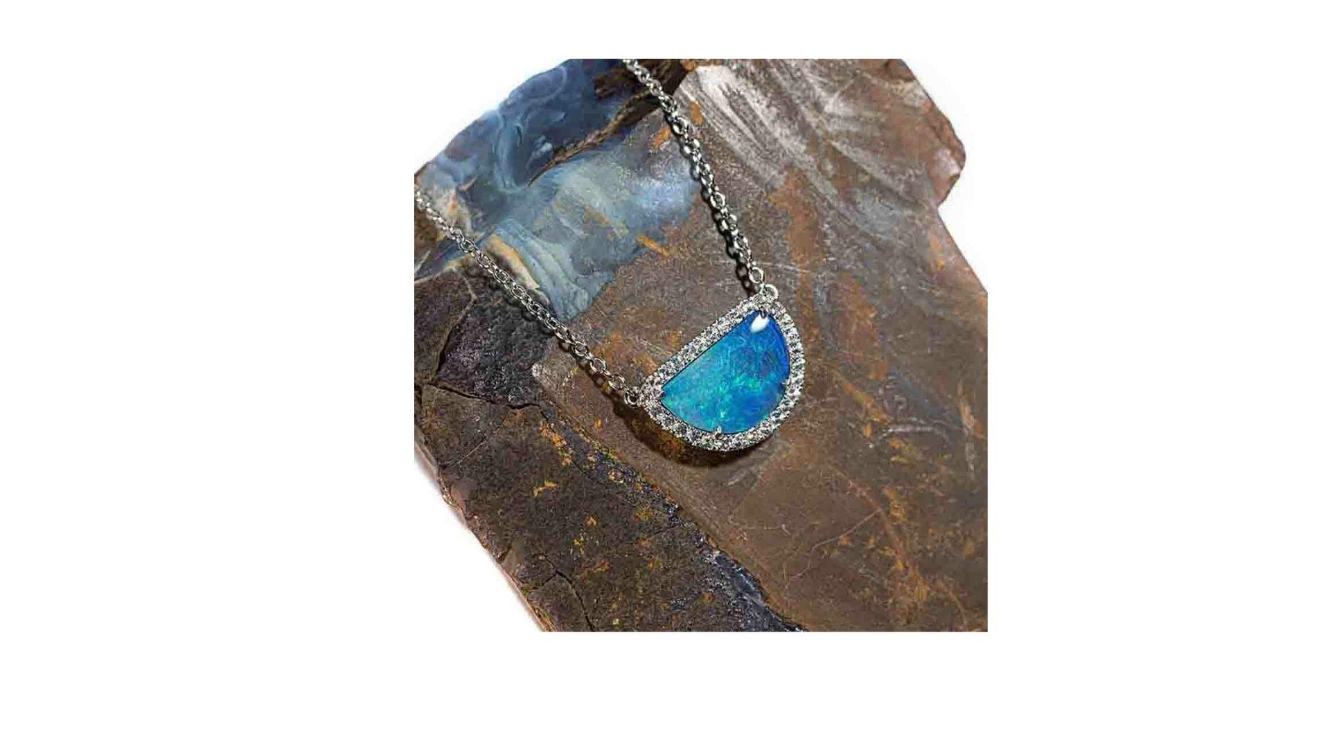 australian blue opal jewelry