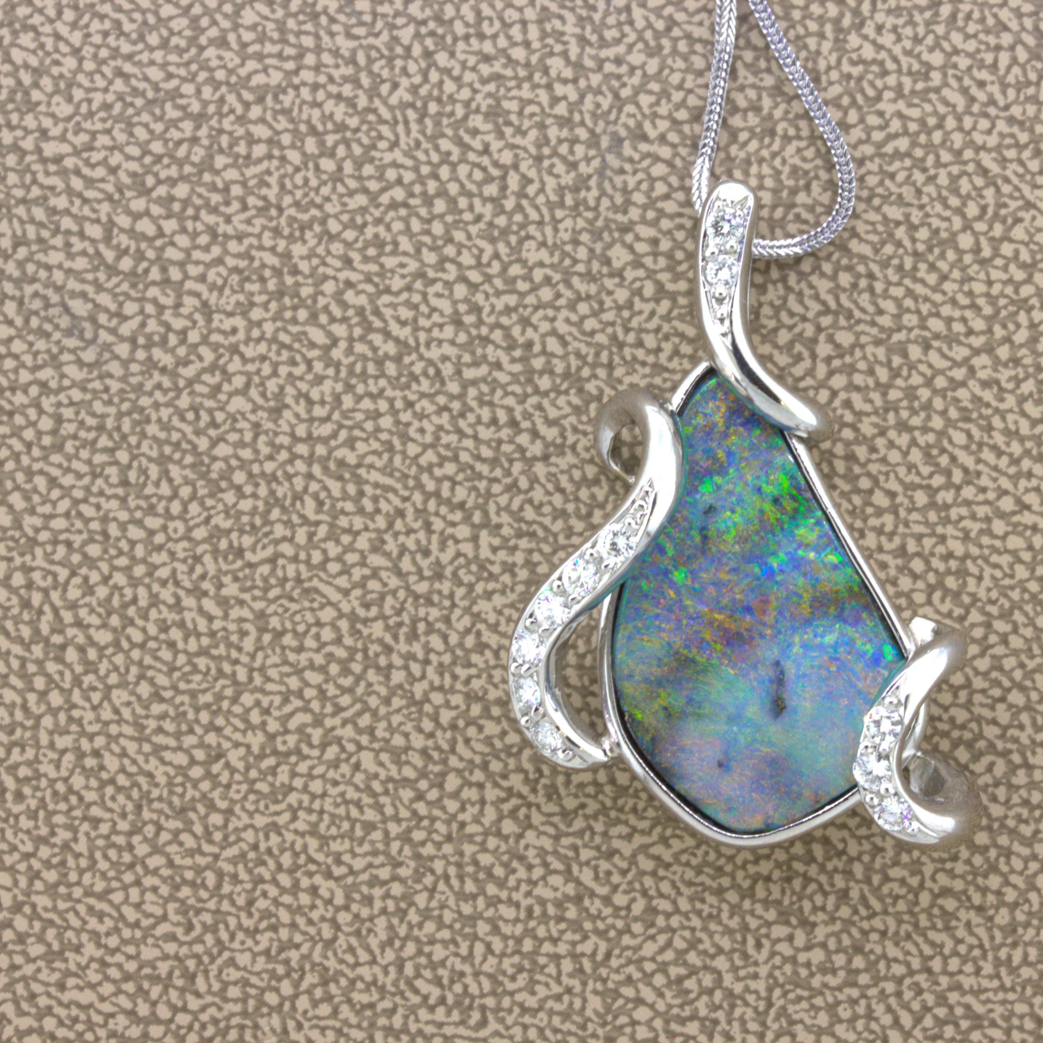 australian opal necklace blue nile