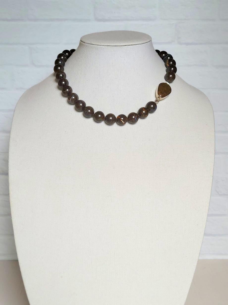 Collana di opale australiano Boulder in vendita 2