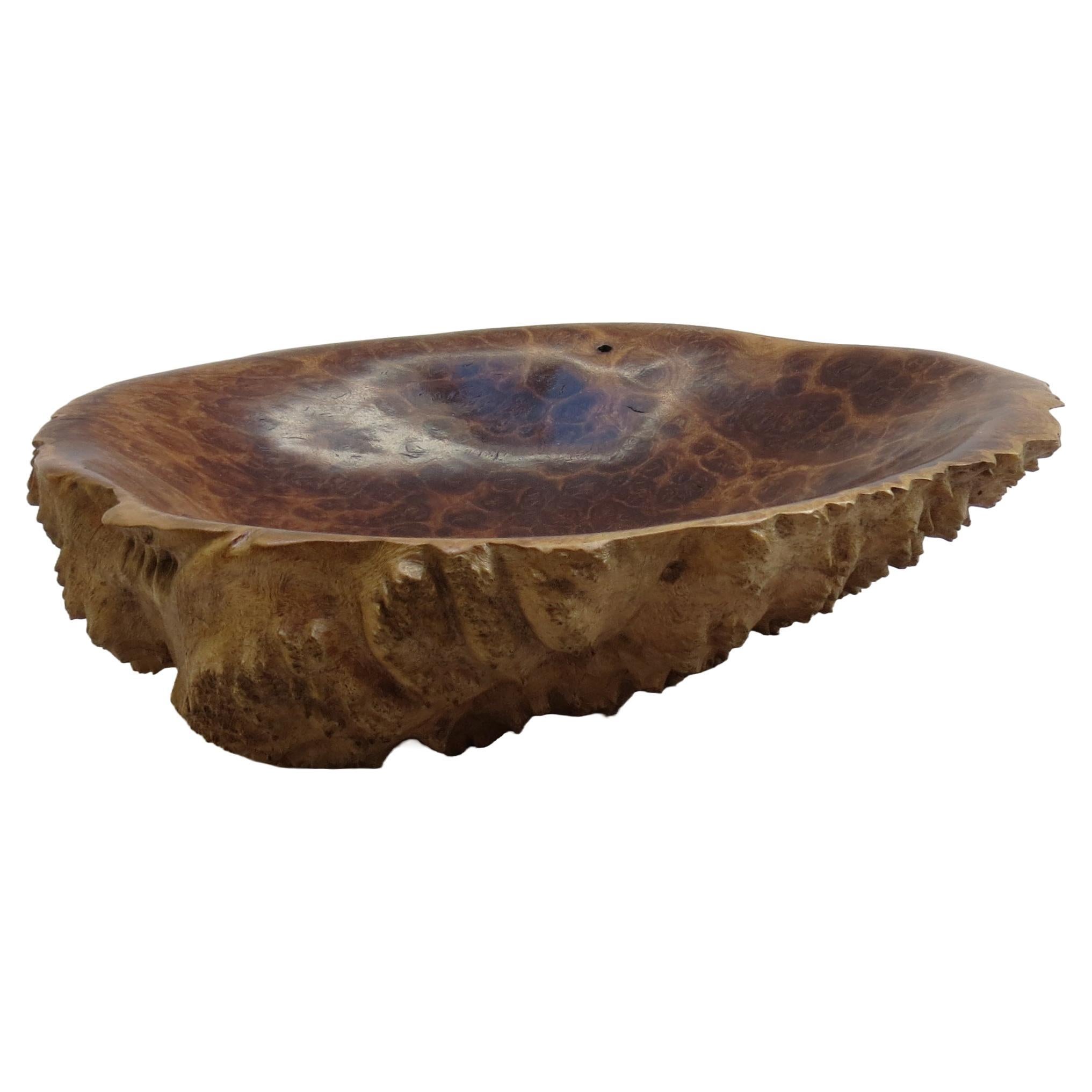 Australian Handcrafted Burr Wood Bowl Mallee Wood For Sale