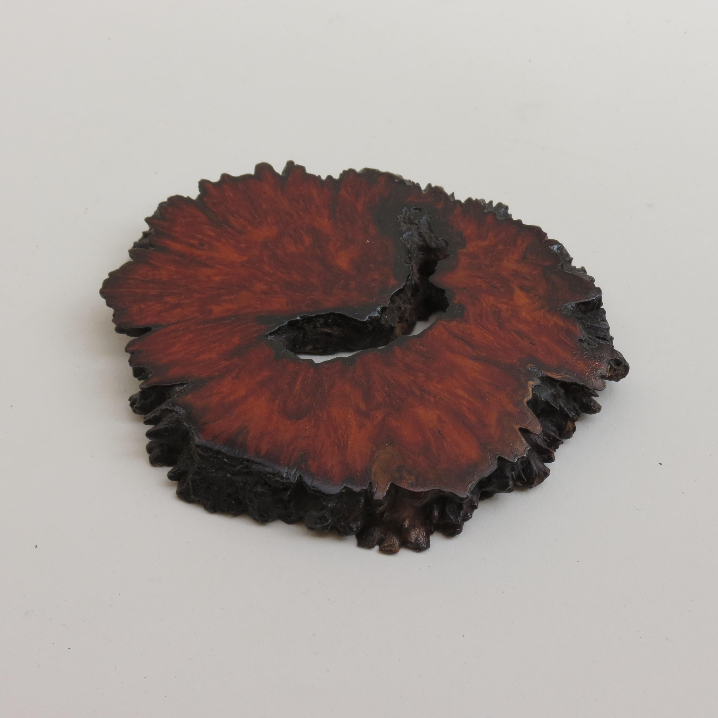 Hand-Crafted Australian Karri Burr Wood Decorative Piece