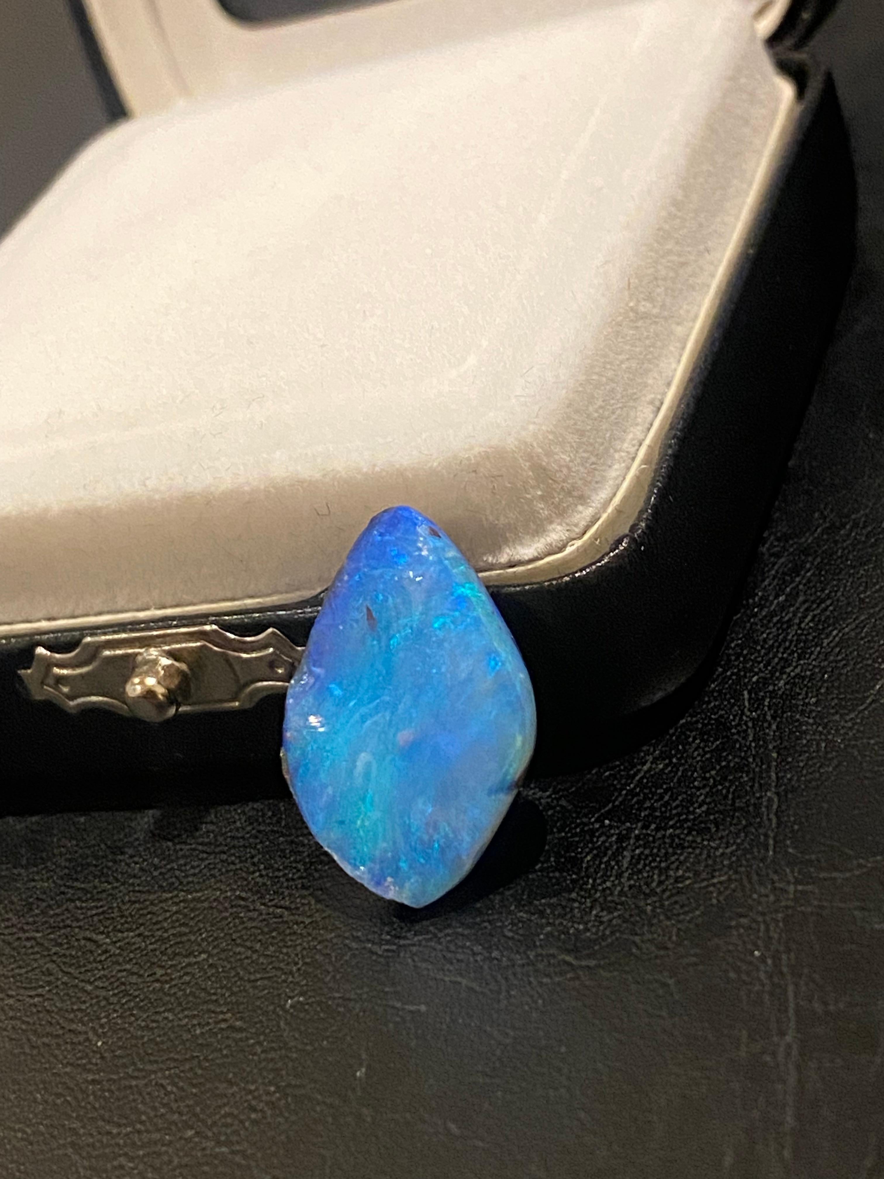 Opale australienne en vrac de 9.00ct. 21mm x 14mm. en vente 1
