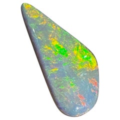 Australian Loose Solid Opal of 7.50ct (27mm x 12mm). Lightning Ridge.