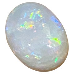 Australian Loose Solid Oval Opal of 5.00ct (17mm x 11mm). Lightning Ridge.