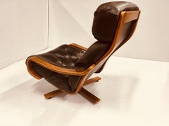 Australian Midcentury Danish Deluxe Leather Armchair, circa 1960s