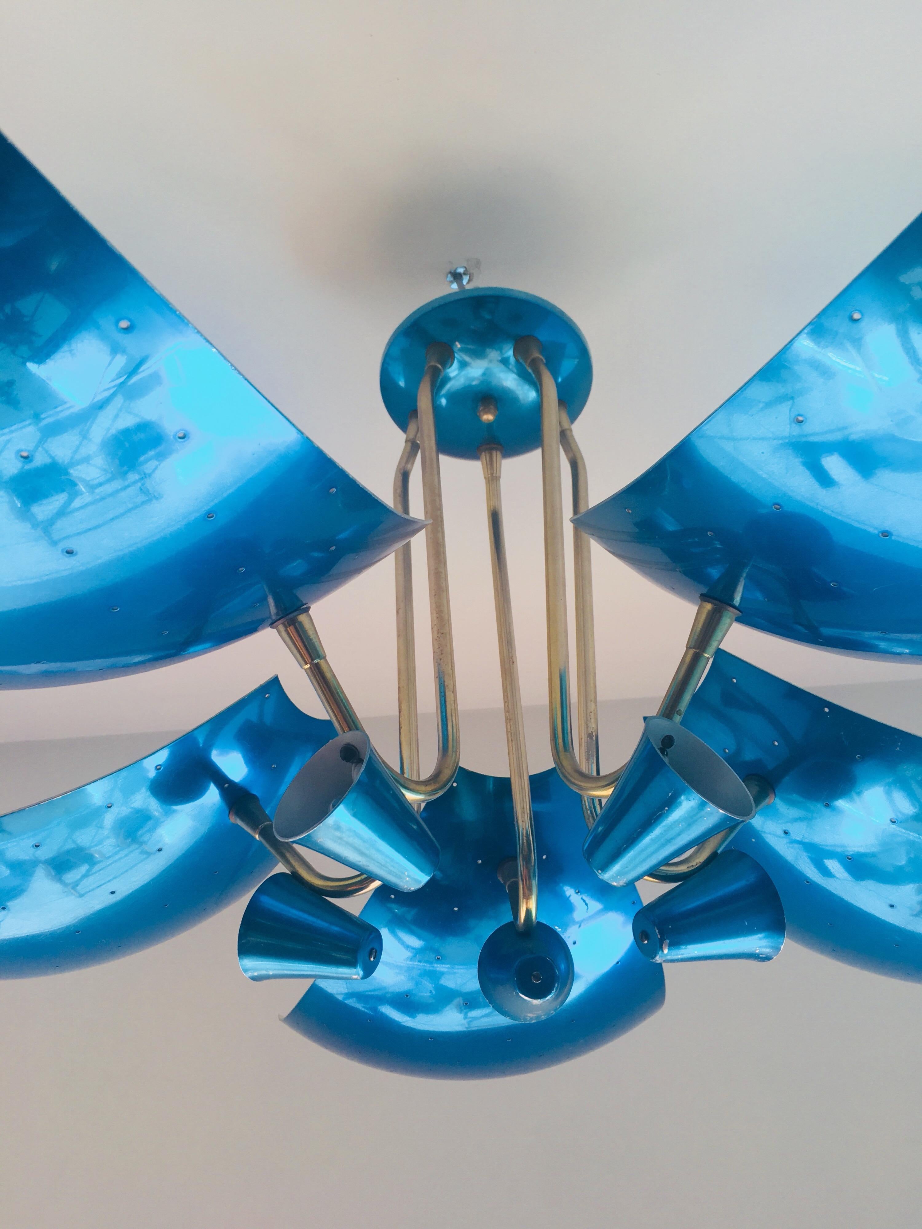 Australian Midcentury Rite Lite ‘Mayflower' Chandelier, circa 1950s For Sale 5