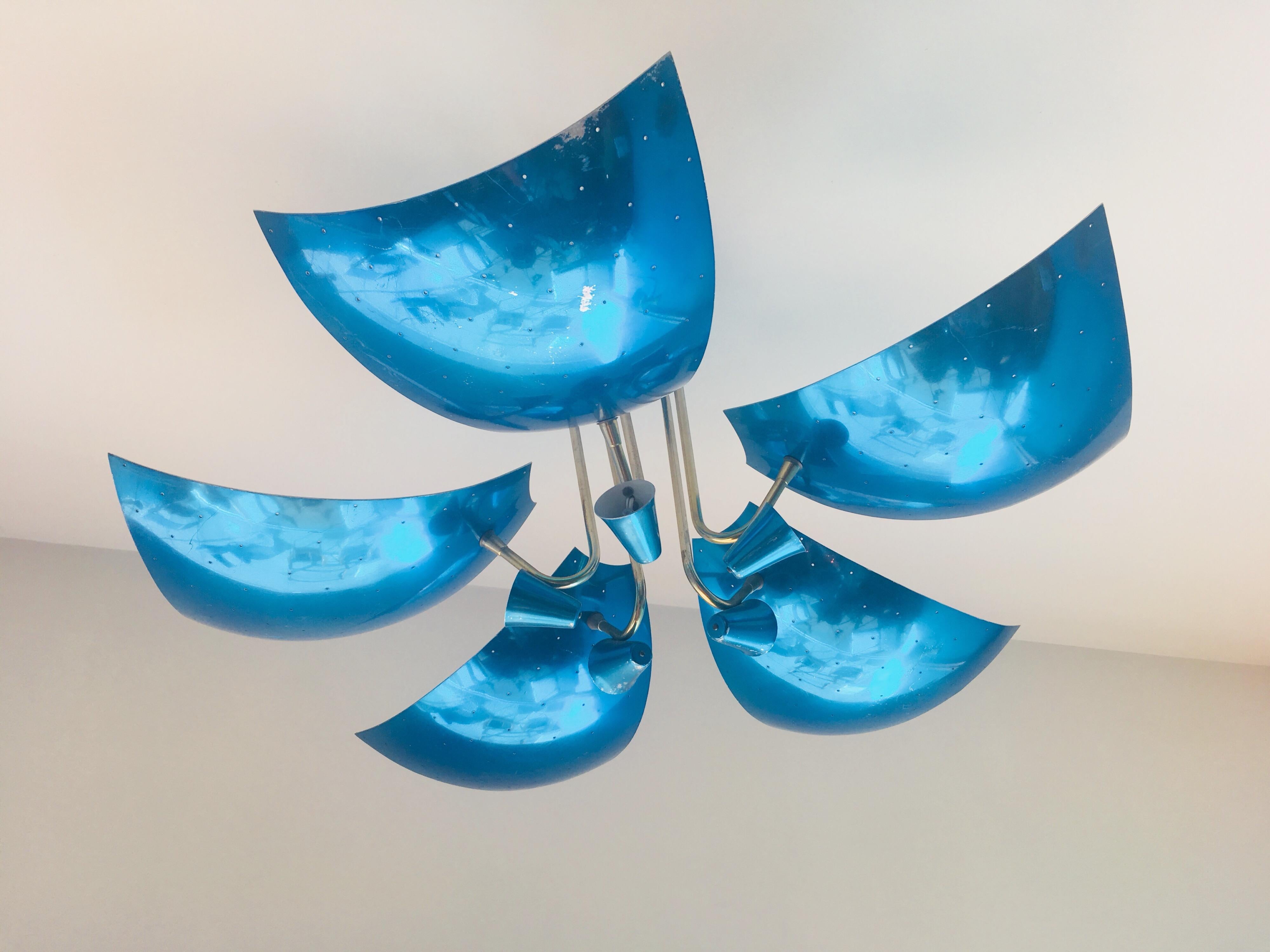 Mid-Century Modern Australian Midcentury Rite Lite ‘Mayflower' Chandelier, circa 1950s For Sale