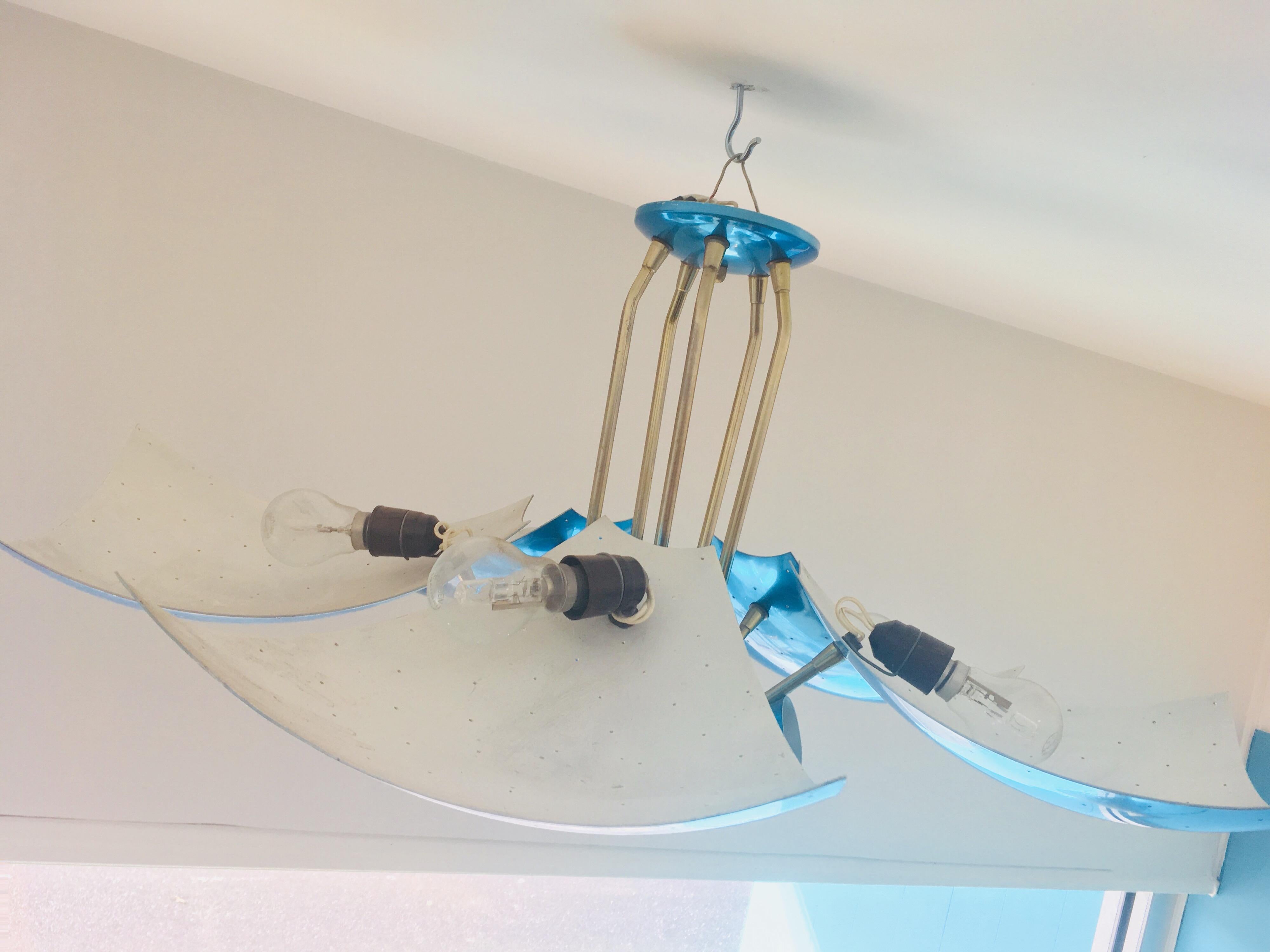 Australian Midcentury Rite Lite ‘Mayflower' Chandelier, circa 1950s For Sale 1