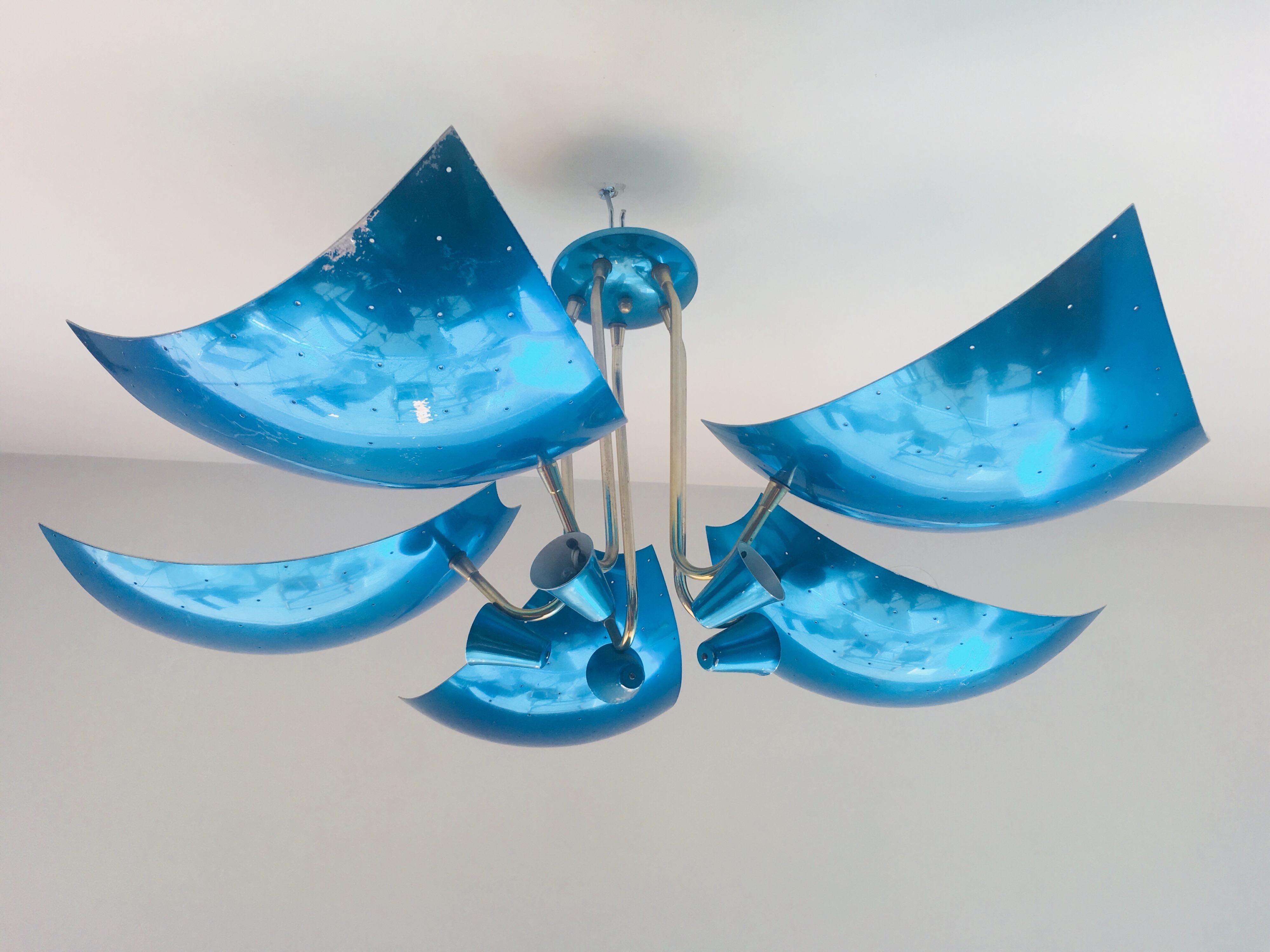 Australian Midcentury Rite Lite ‘Mayflower' Chandelier, circa 1950s For Sale 2