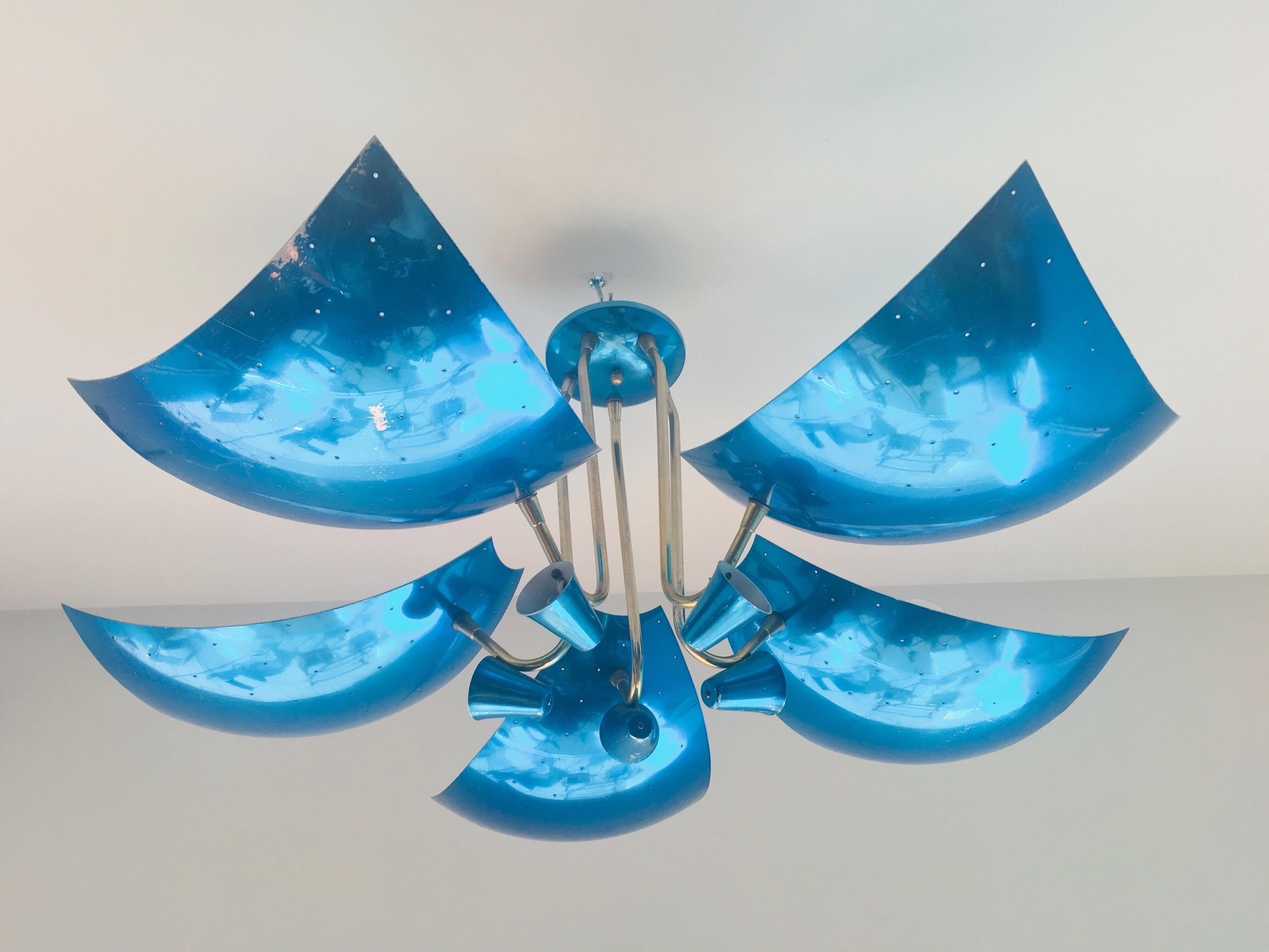 Australian Midcentury Rite Lite ‘Mayflower' Chandelier, circa 1950s For Sale 4