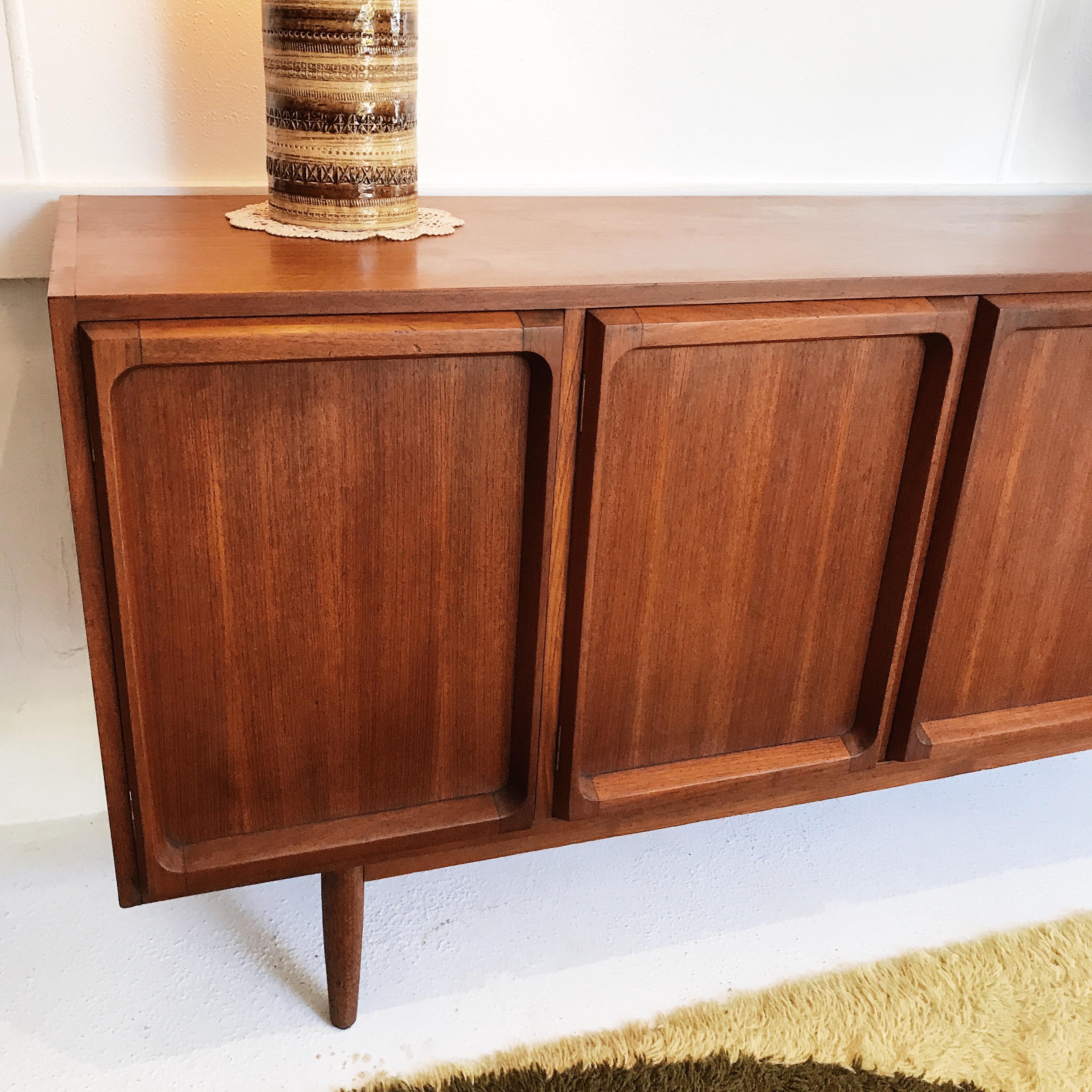 Mid-Century Modern Australian Modern Deep Profile Chiswell Furniture Teak Sideboard from 1969