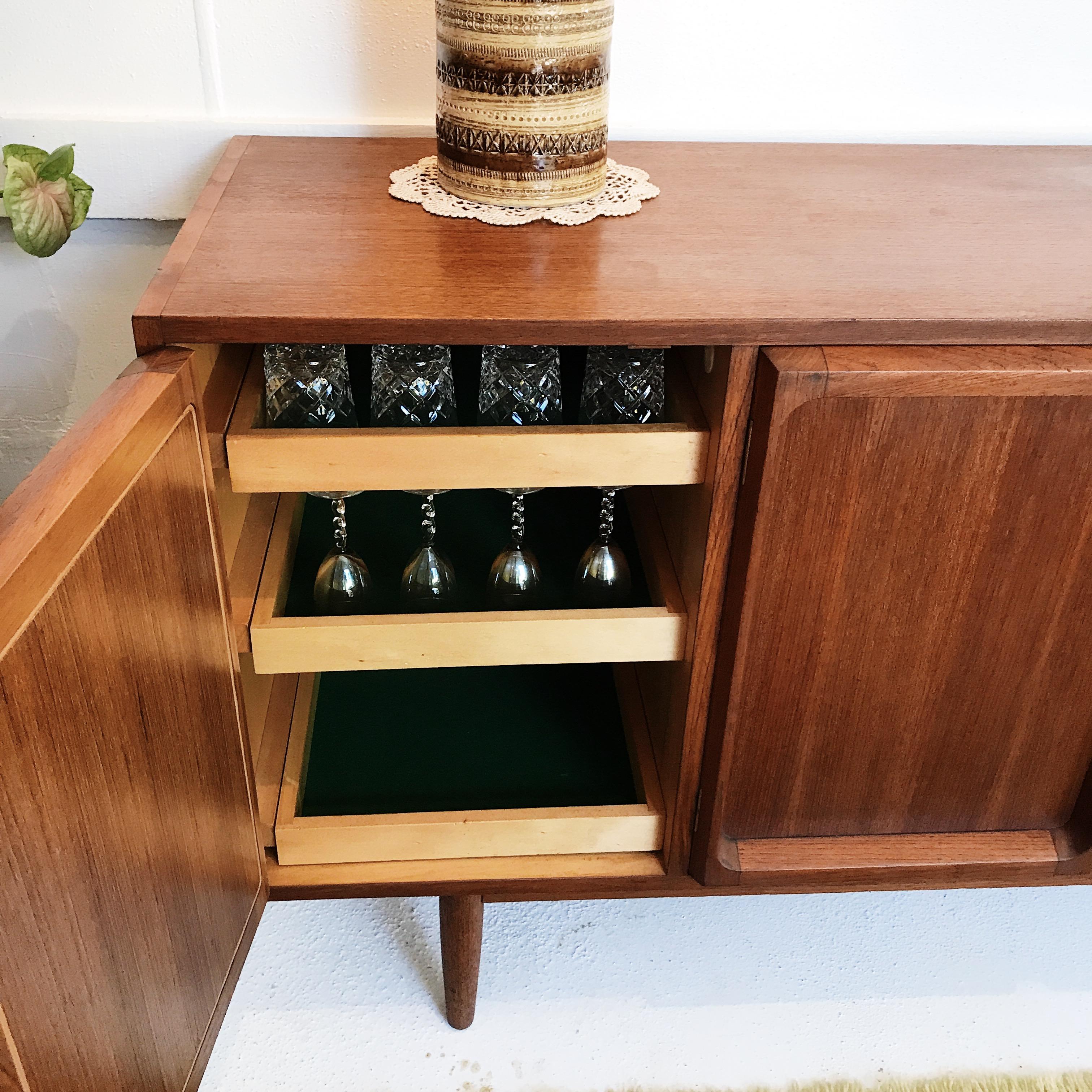 Australian Modern Deep Profile Chiswell Furniture Teak Sideboard from 1969 In Good Condition In Ettalong Beach, NSW