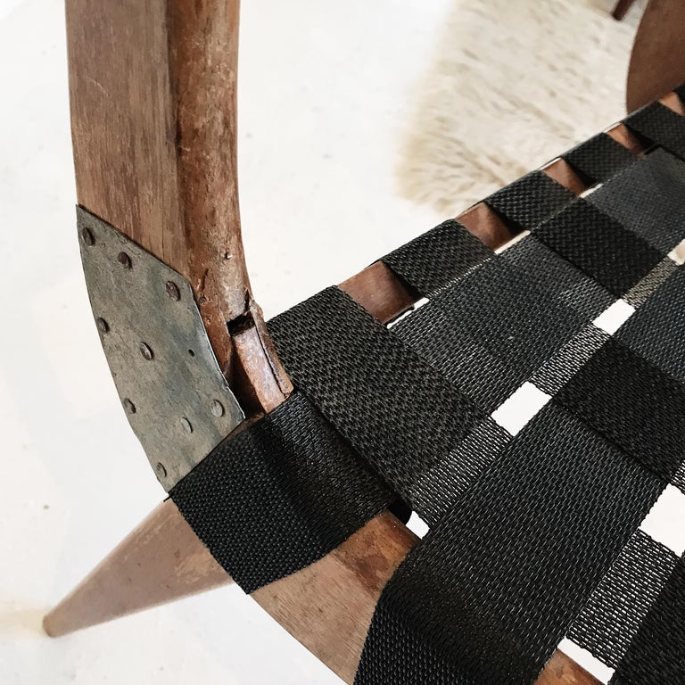 Australian Modern Douglas Snelling Chairs with Original 1955 Saran