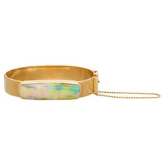 Australian Opal 18kt Yellow Gold Bracelet