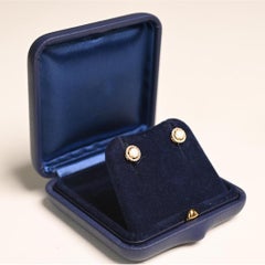 Opal and Diamond Earrings. 0.3ct Opal Diamond Halo Stud Earrings 14k Yellow Gold