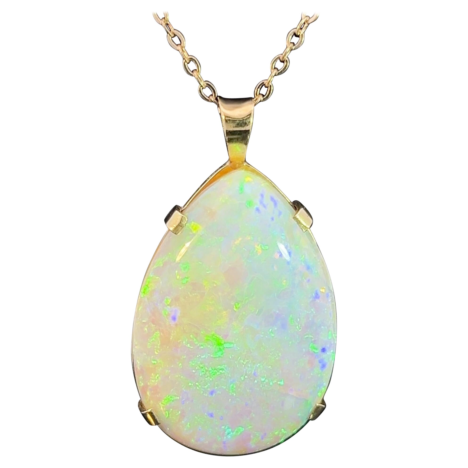 Australischer Opal-Anhänger Circa 1980er Jahre im Angebot