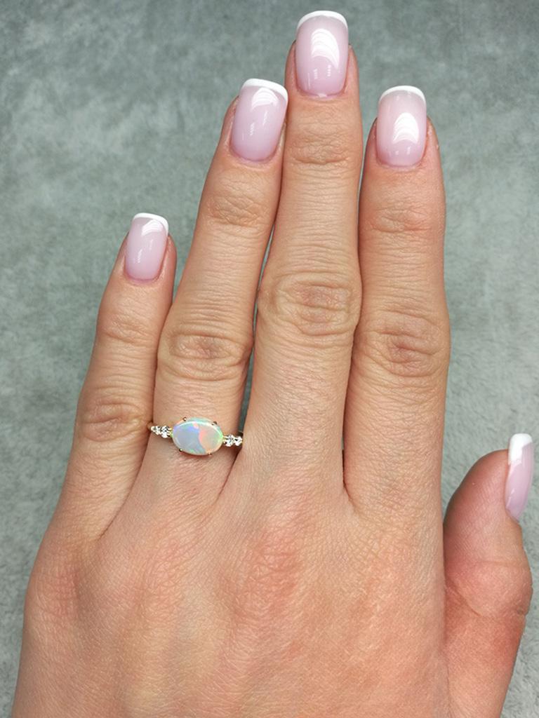 unusual opal rings