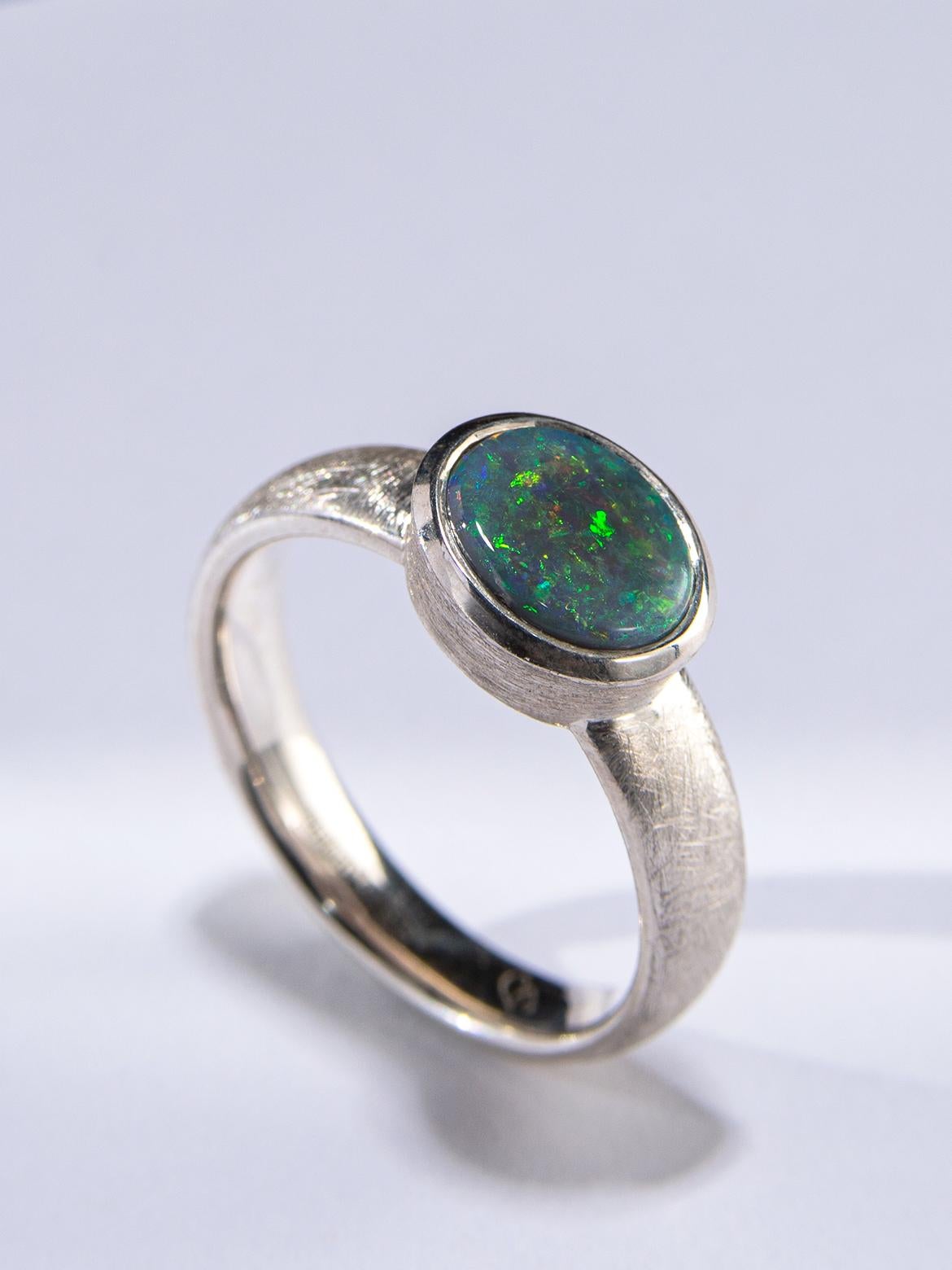 Opale australiano d'argento A. Silver in vendita 4
