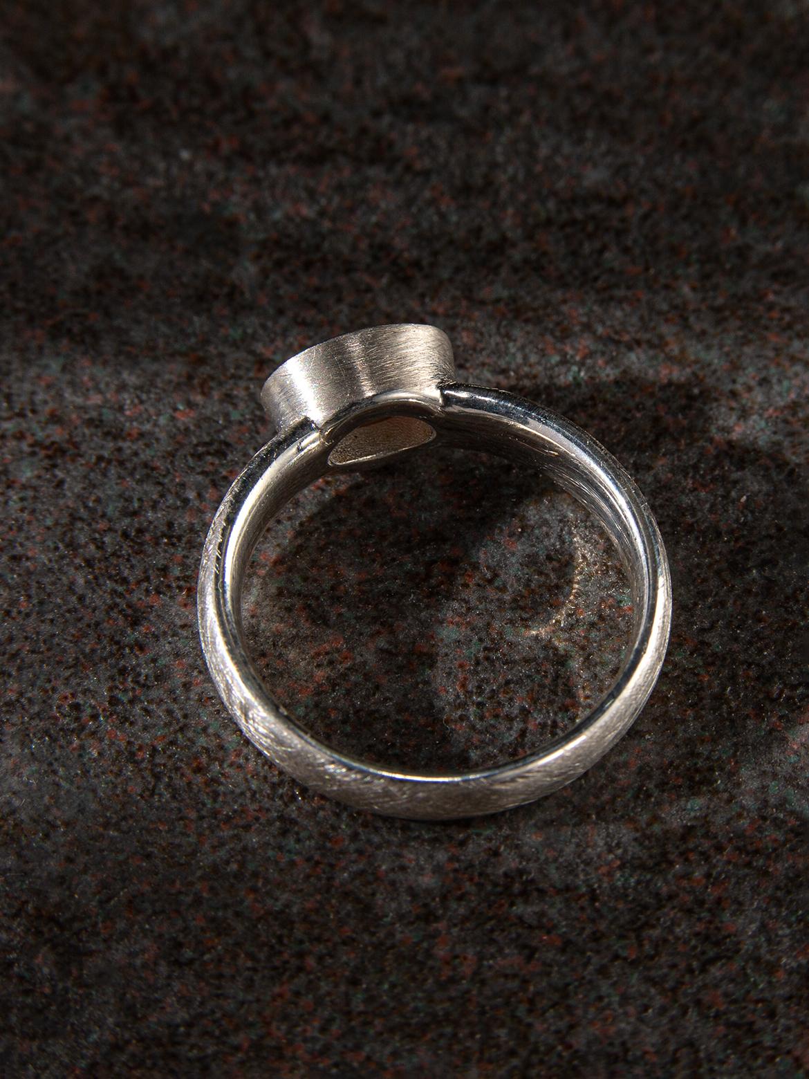 Australian Opal Silver Ring gift Art Therapist girlfriend For Sale 8