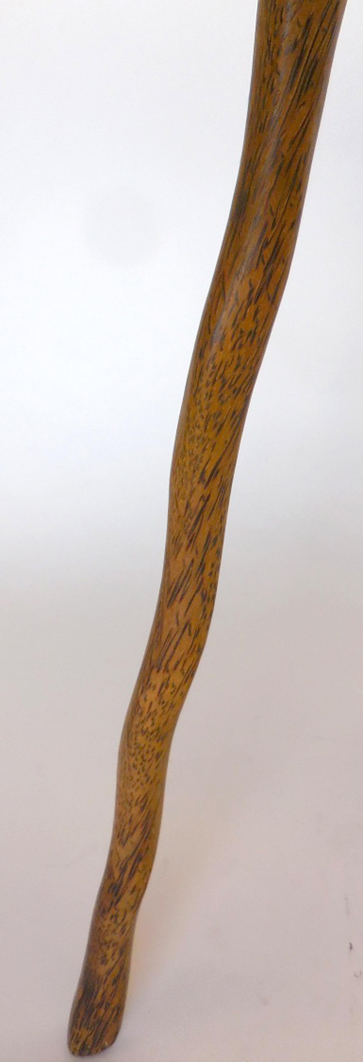 20th Century Australian Palm Wood Floor Lamp
