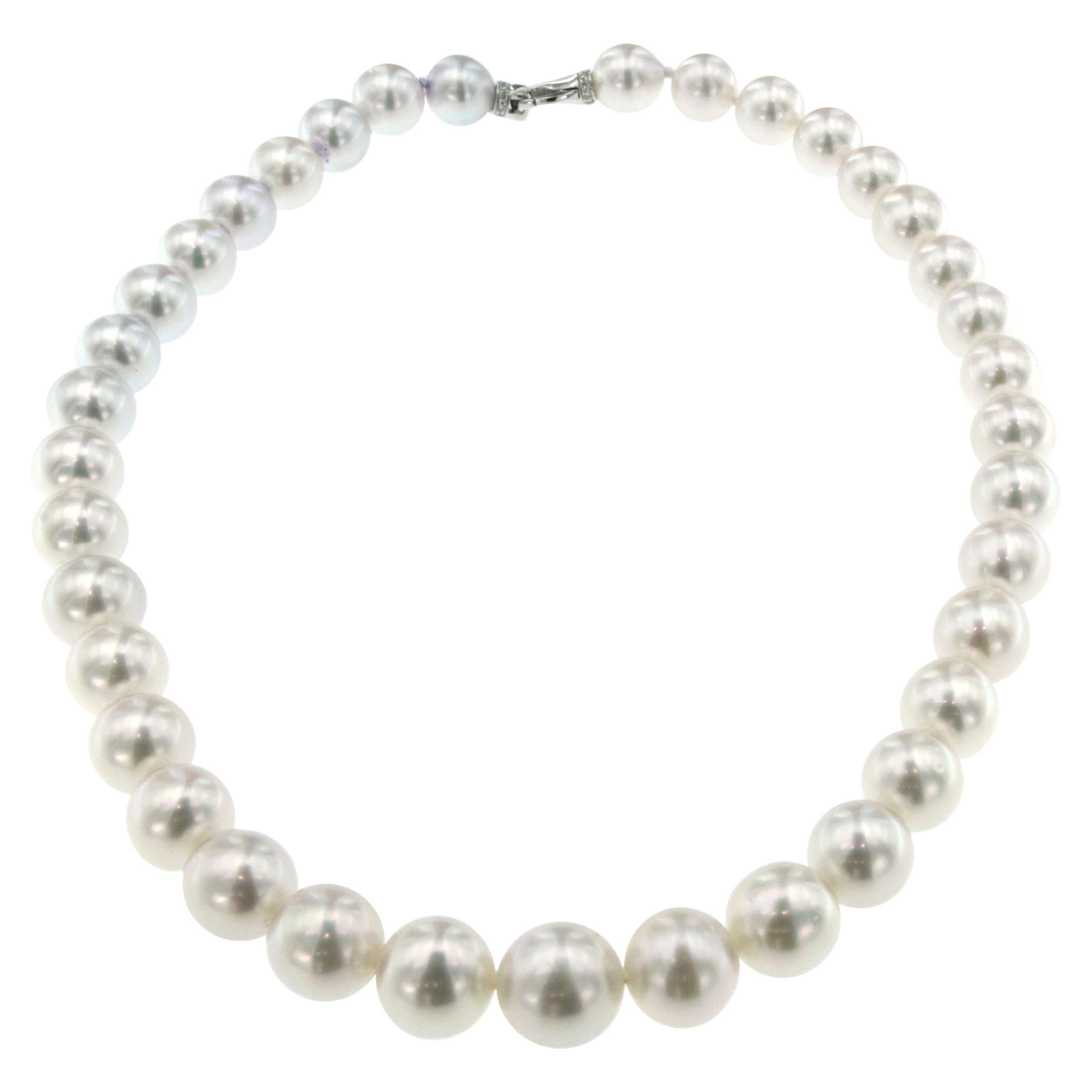 Australian Pearl Diamond Necklace