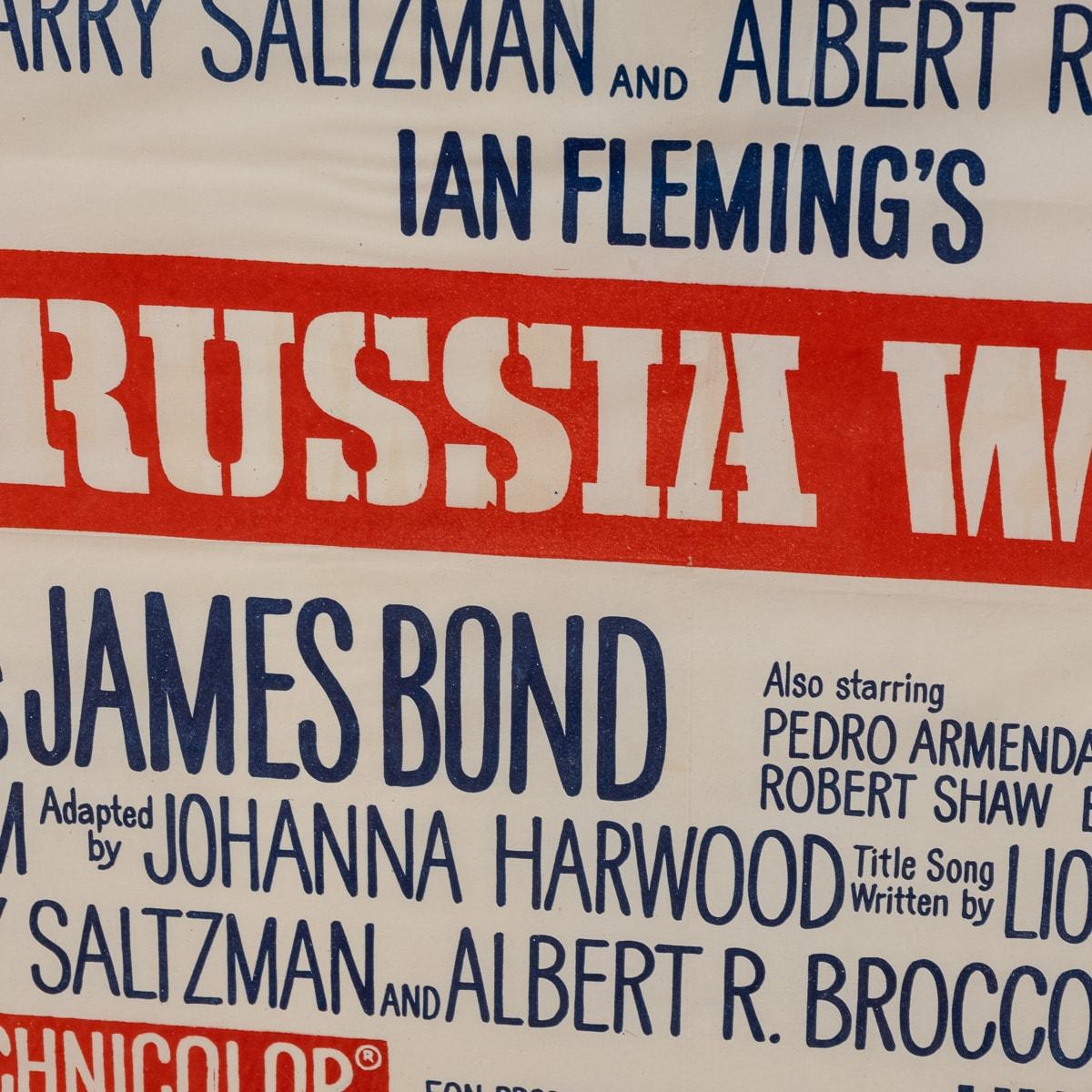 Australische Veröffentlichung von James Bond „From Russia With Love“-Poster aus Russland, um 1963 im Angebot 10