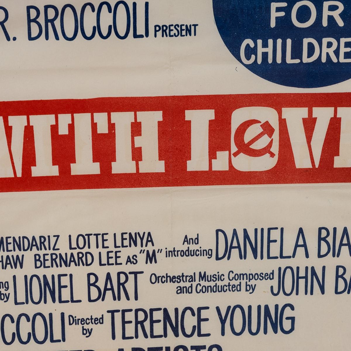 Australische Veröffentlichung von James Bond „From Russia With Love“-Poster aus Russland, um 1963 im Angebot 11