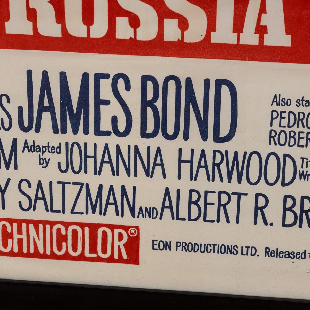 Australian Release James Bond 'From Russia With Love' Poster c.1963 For Sale 13