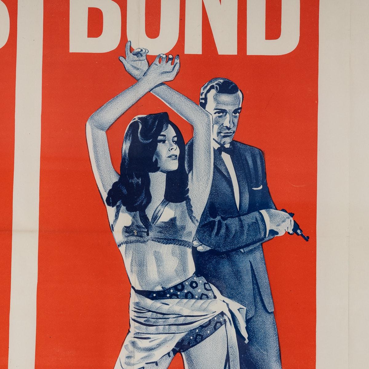Australische Veröffentlichung von James Bond „From Russia With Love“-Poster aus Russland, um 1963 im Zustand „Gut“ im Angebot in Royal Tunbridge Wells, Kent