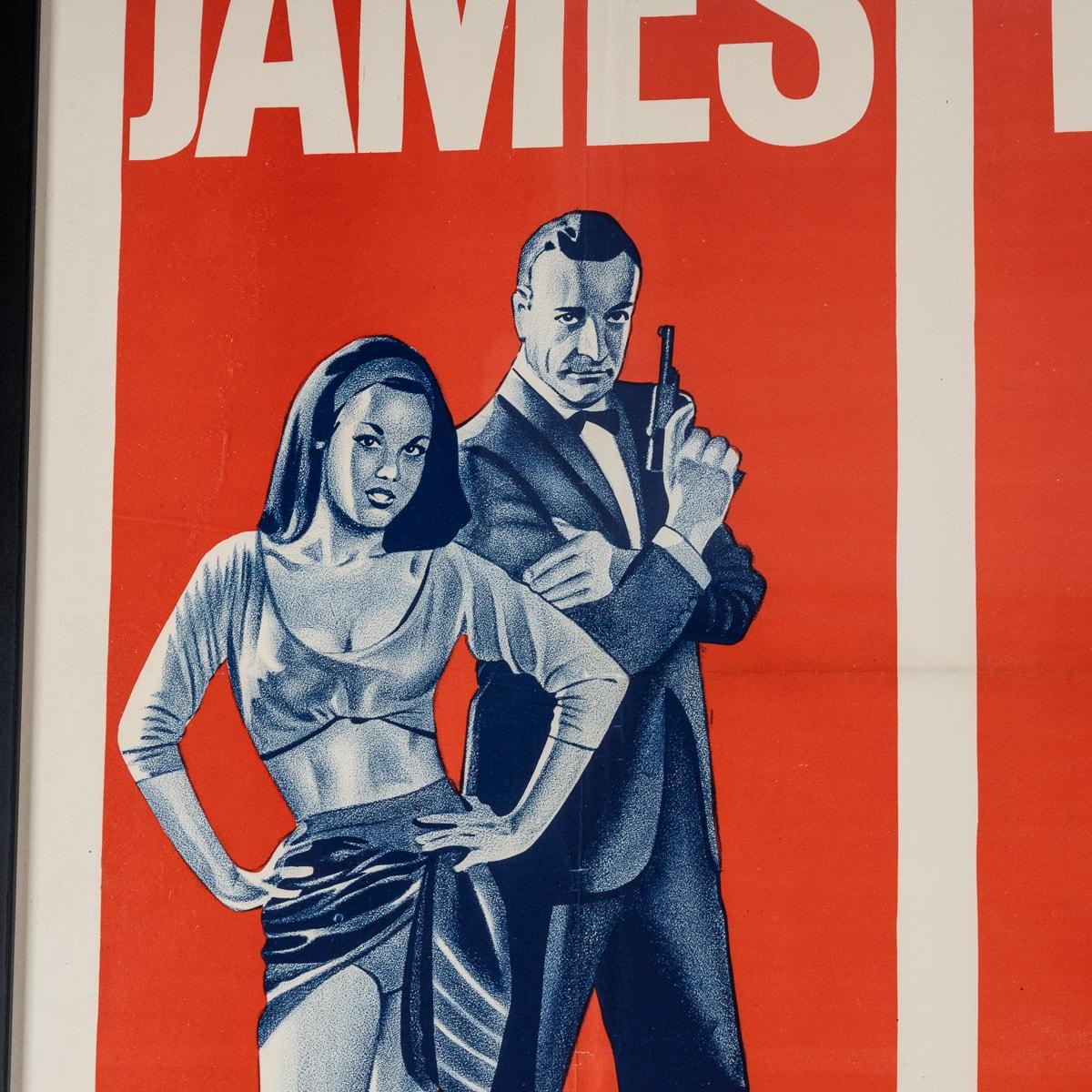 Acrylic Australian Release James Bond 'From Russia With Love' Poster c.1963 For Sale