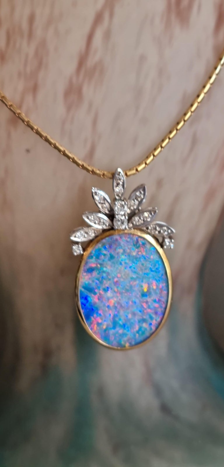 Pendentif orchidée dorée RISIS 22k GP - FR
