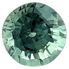 Australian Sapphire 0.58ct Teal Green Blue Round Cut Loose Gem