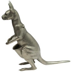 Vintage Australian Sterling Silver Model of a Kangaroo