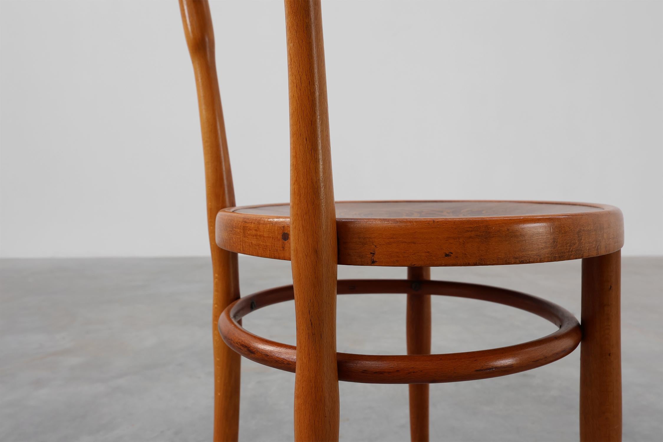 Austria / 1910 / silla auxiliar / Jacob and Josef Kohn / madera, madera curvada / Art Decó / A en venta 4